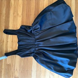 Black corset bubble dress